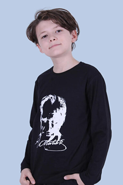 Hediye360 10. novembar Ataturk Sa deznom Dug rukav Unisex T-shirt