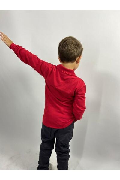 NACAR OKUL VE İŞ KIYAFETLERİ Σχολική μπλούζα με μακρυμάνικο λαιμόκοψη