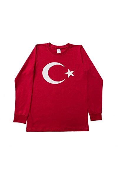 Cicitime تيشيرت بأكمام طويلة مطبوع عليه نجمة القمر للجنسين