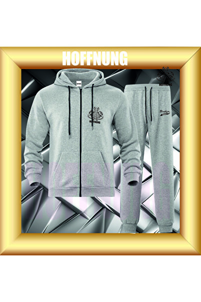 HOFFNUNG Unisex Casual Tracksuit Set Arabisc Hoffning Outdoor Full Zip