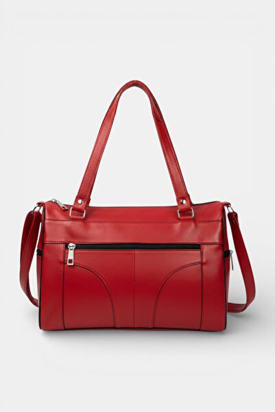 Lederax Genuine Leather Five Compartment Women's Hand and Shoulder Bag LD332