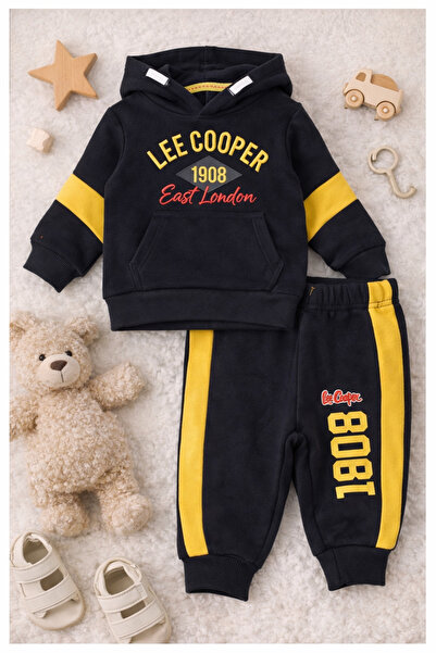 Lee Cooper Trening bebeluși băieți, colecția 2025, 2 piese, 100% poliester, m...