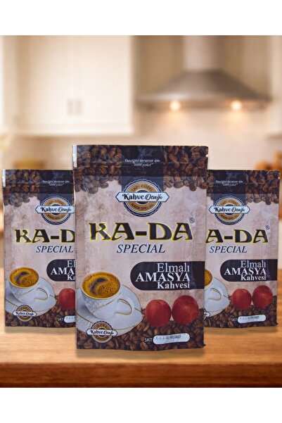 kada ticaret 3 Pieces of Apple Amasya Coffee/Turkish Coffee with Apple
