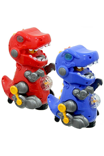 Birlik Oyuncak Pilli Işıklı Duman Püskürten Robot Trex
