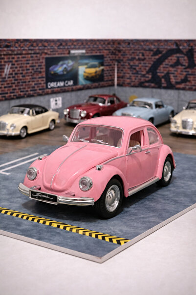 MODEL HEDİYELİK 1:24 Vosvos Sesli Işıklı Metal Araba