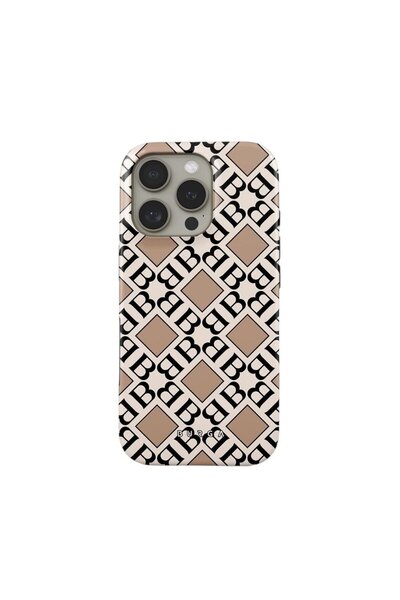KILIF HOUSE Iphone 16 Pro Uyumlu BURGA Çift Tabanlı Dayanıklı Monogram Desenl...