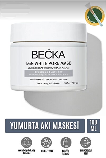 Genel Markalar kil maskesi yumurta akı maskesi 100 ML