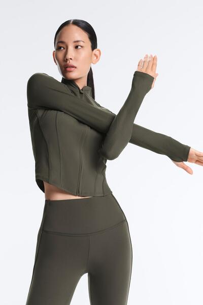 Oysho Comfortlux fitilli teknik ceket