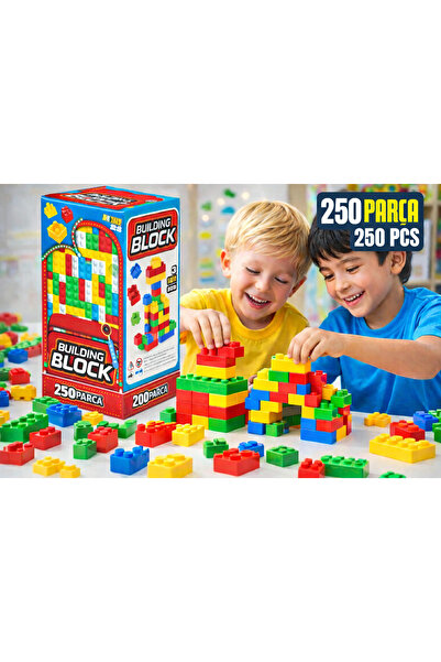 W-Design 250 Parça Yapı Blok Seti Yapı Oyuncakları