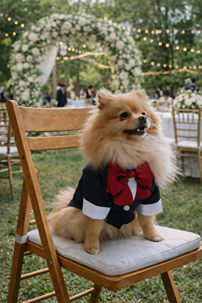 mardog Smokin Tasarım Papyonlu Kedi & Köpek Kıyafeti – Şık Özel Gün Kostümü