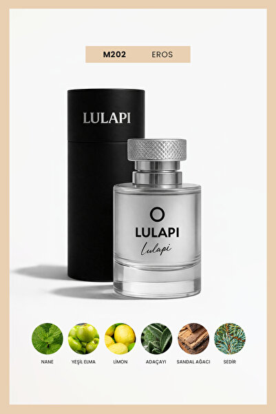 M202 Eros Esintili Erkek Parfüm 50ML | Keskin Ferah, Kalıcı & Çekici | Hediyelik Premium