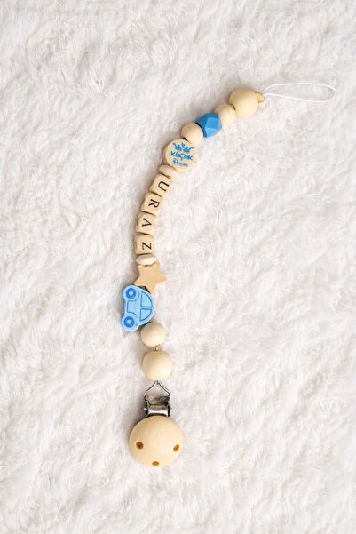 NOORBOHEMİA İsimli Ahşap Emzik Askısı | BPA’sız | Doğal