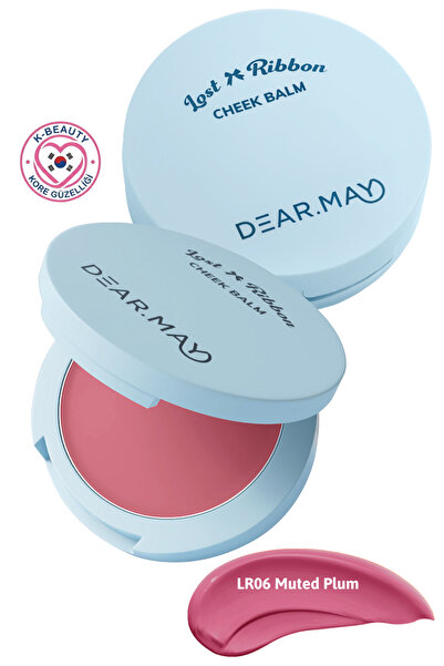 DEAR.MAY Lost Ribbon Krem Allık 4g - Su Bazlı Nemli Formül - LR06 Muted Plum