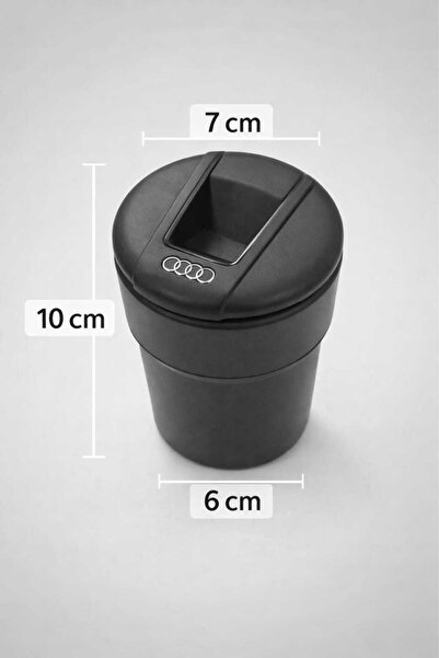 Audi Uyumlu Bardaklık Tipi Kapaklı Araç İçi Küllük
