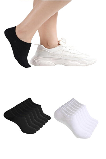 Ozzy Socks 12 perechi de șosete sport pentru femei, fără cusături, din bambus...