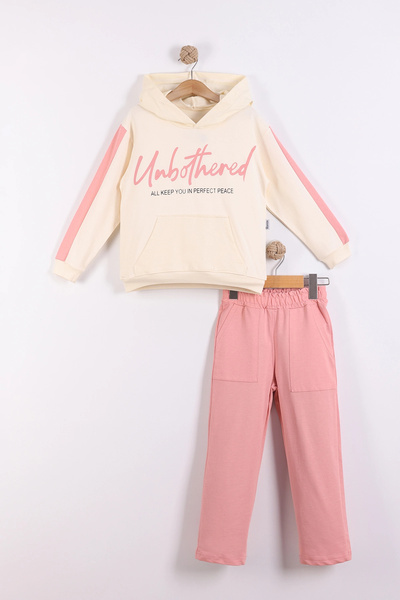 Mixima 3-4-5-6 Yaş Kız Çocuk Kol Parçalı Iki Ip Mevsimlik Alt Üst Ikili Eşofm...