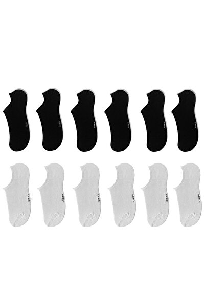 Ozzy Socks 12 Çift Dikişsiz Kadın Bambu Görünmez Sneaker Spor Ayakkabı Çorabı Rahat Terletmez