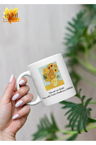 Eylül Design Vincent Van Gogh Works Special Design Printed Mug - Gift Coffee Cup