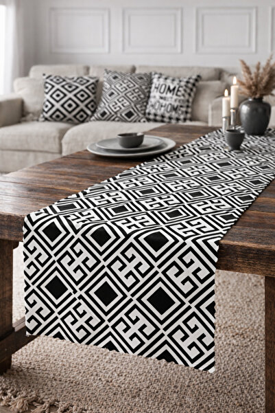 SasoHome Alergăr decorativ cu imprimare digitală cu model Home Sweet Home și ...