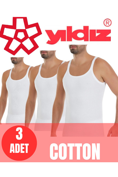 murays Star 3-pack men's Ribbed Knit thin strap vest