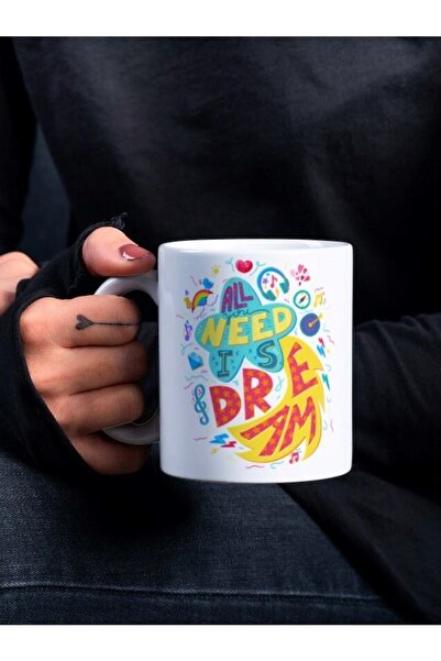 Eylül Design Colorful Motivational Special Design Printed Mug Cup Gift Tea-Co...