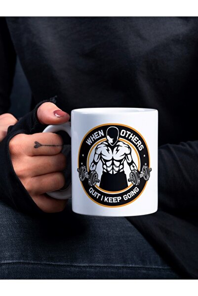 Eylül Design كوب كوب مطبوع بتصميم خاص لرياضة الصالة الرياضية - كوب قهوة هدية ...