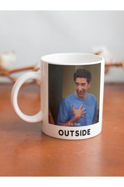 Eylül Design Ross Geller's'I'M Fine' Special Design Mug and Cup Birthday Gift
