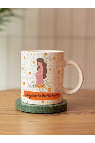 Eylül Design Mother Themed Written Special Design Full Round Printed Mug Cup ...