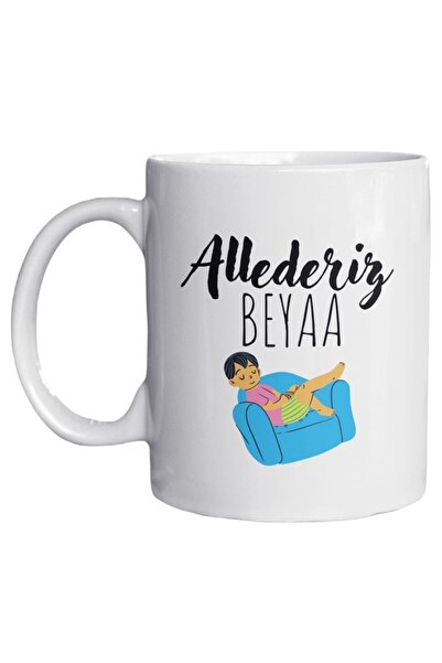 Noname كوب قهوة Allederiz Beya Written Trakya Fun Eylül بتصميم خاص مطبوع