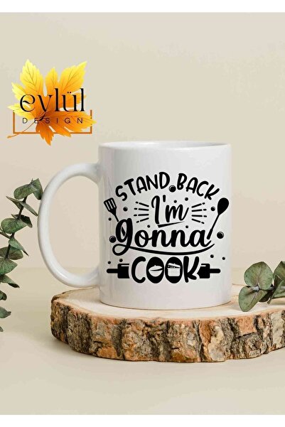 Eylül Design Kitchen Themed I'm Gonna Cook Written Special Design Printed Mug...