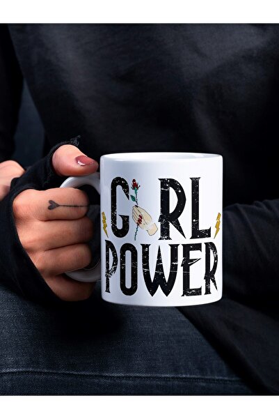 Eylül Design Girl Power Special Design Printed Mug Cup Gift Mug Cup Tea-Coffe...