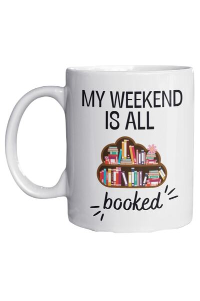Eylül Design My Weekend Is All Booked كتاب مكتوب تحت عنوان متعة مكتوبة بتصميم...