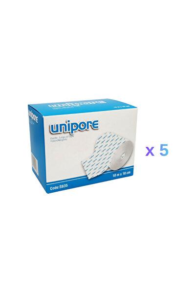 Unipore Hipoalerjenik Elastik Flaster (10m x 10cm) 5'li Paket