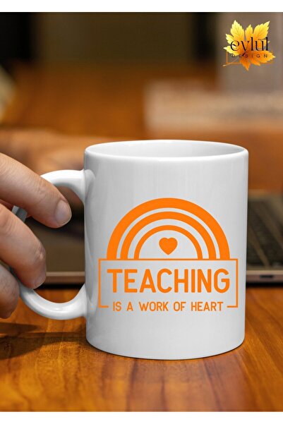 Eylül Design Teacher Special Design Printed Mug Cup Coffee Cup - Teacher's Da...