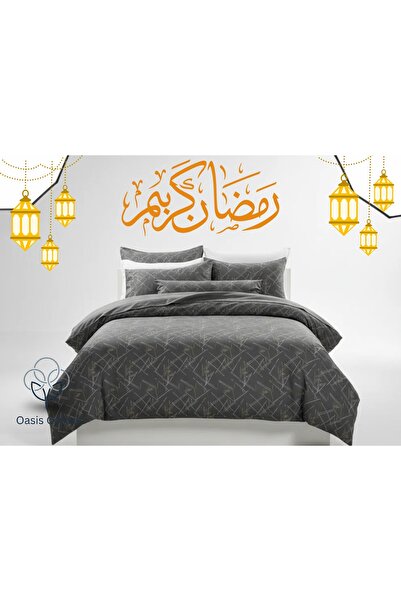 Oasis Cotton طقم سرير مزدوج من كلاود سمر - 6 قطع - ناعم وبارد