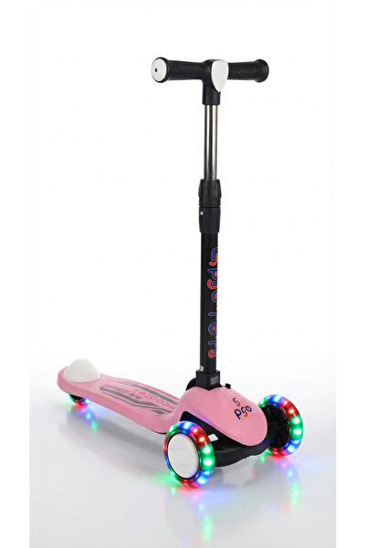 PRO Toys Işık/Ledli Üç Teker Yükseklik Ayarlanabilir ve Katlanabilir Fren Sis...