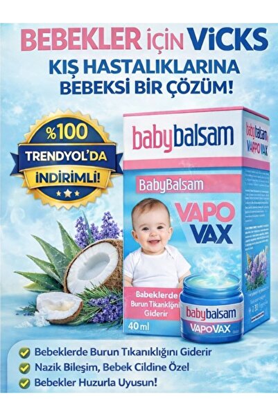 Sterillsoft Vicks Baby Krem Vicks Baby Balm Vicks Bebek Kremi