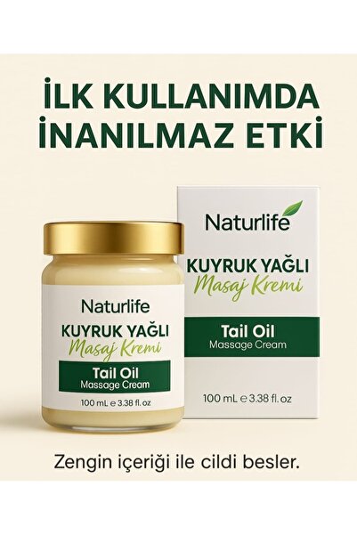 Naturlife Kuyruk yağlı Çiçek kokulu masaj kremi - 100ml