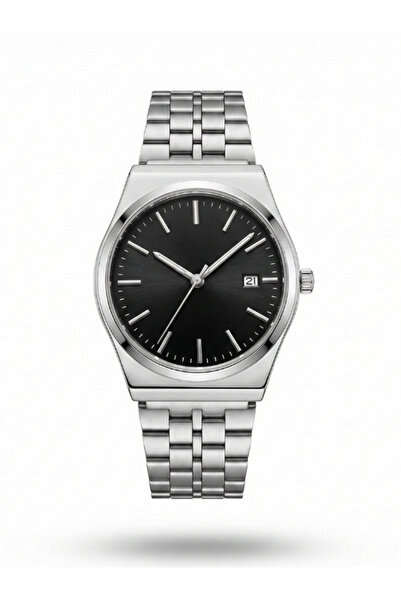 Leerybee Klasik Çizgi Metalik Kordon Minimalist Unisex Saat