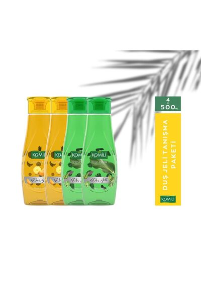 Komili 2X Egzotik Meyveler 2X Orman Esintisi Duş Jeli 4x500 ml