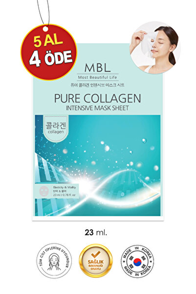 MBL Teresia MBL Pure Collagen Intensive Mask Sheet – Kolajen İçeren Sıkılaştı...
