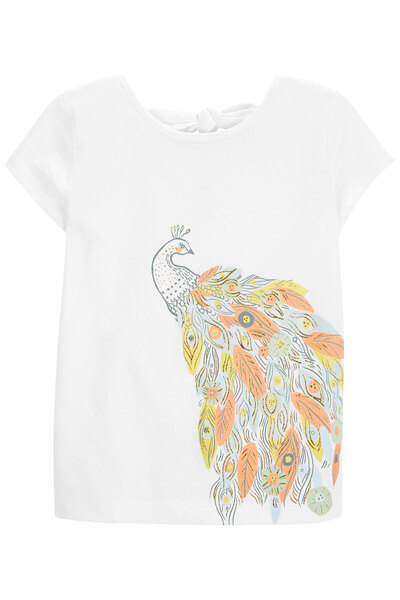 Carter's Küçük Kız Çocuk Kısa Kollu Tshirt