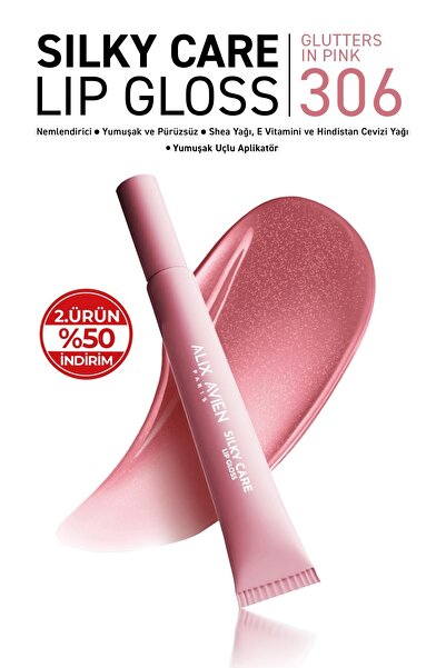 Alix Avien Dolgun Gürünüm ve Nemlendirici Etkili Dudak Parlatıcısı - Silky Ca...