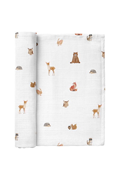 Casadora Baby غطاء فورست أميجوس 100% قطن مغسول من الموسلين - 115x115 سم