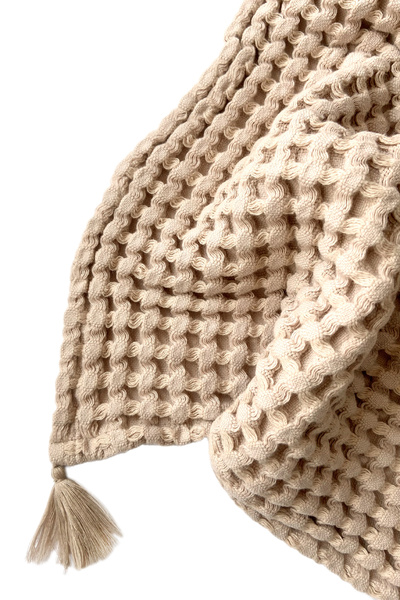 Casadora Baby 100% قطن، لون بيج وافل - 160 × 220 سم