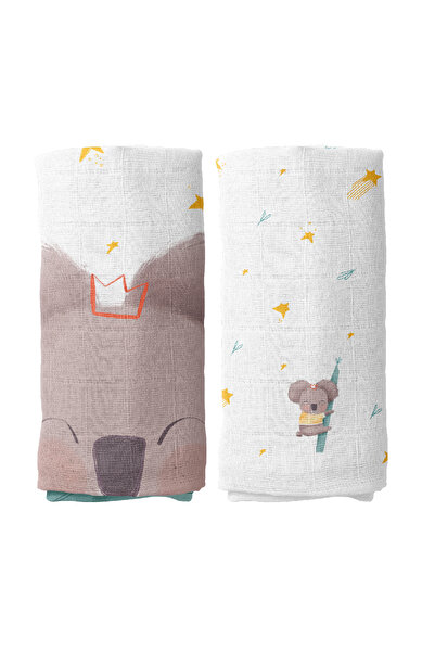 Casadora Baby Koko 100% Organic Cotton Muslin 2-Piece Cover Set 90 X 90 cm