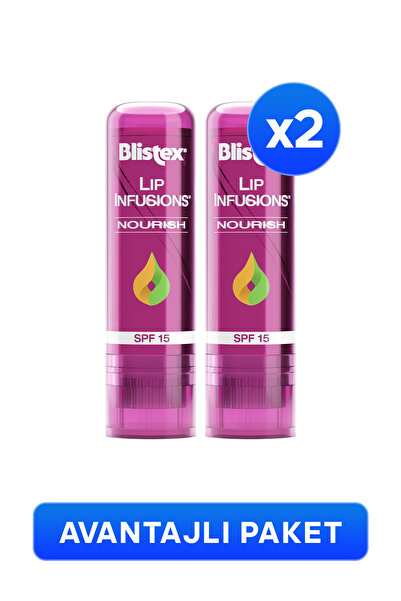 Blistex Lip Infusions Nourish - Spf 15 Pürüzsüz Dudaklar Için Besleyici Dudak...