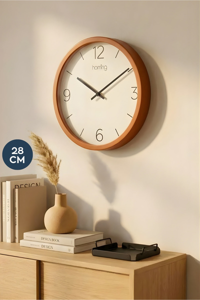 HOMİNG Ceas de perete retro cu aspect de lemn Homing 242054