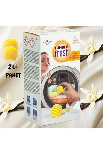 Little Joe Kurutma Makinesi Vanilya Koku Kapsülü 2'li Paket (Vanilla Blossom)...