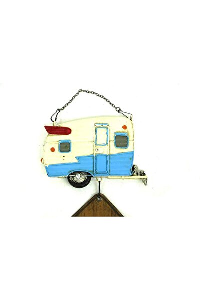 Skygo Dekoratif Metal Karavan Kapı Rüzgar Çanı Lütfen Sessiz Olunuz